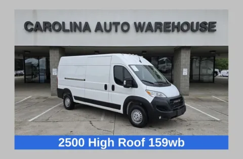 White 2024 Ram ProMaster 2500 High Roof w/Adaptive Cruise Control w/Stop & Go for sale in Concord, NC