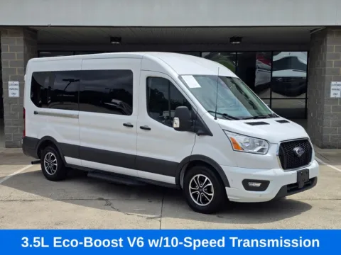 Photos of 2022 Ford Transit-350 XLT Medium Roof 15-Passenger w/3.5L Eco-Boost V6 for sale in Concord, NC at Carolina Auto Warehouse