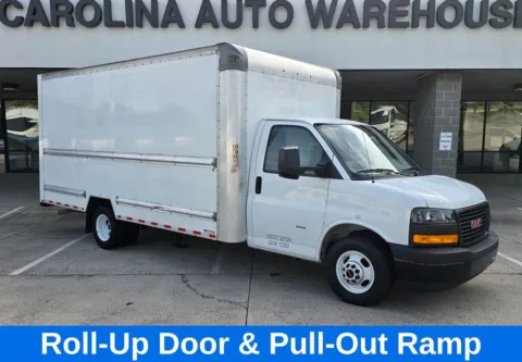 Photos of 2021 GMC Savana 3500 Work Van 16ft Box w/Roll-up Door & Pull Out Ramp for sale in Concord, NC at Carolina Auto Warehouse