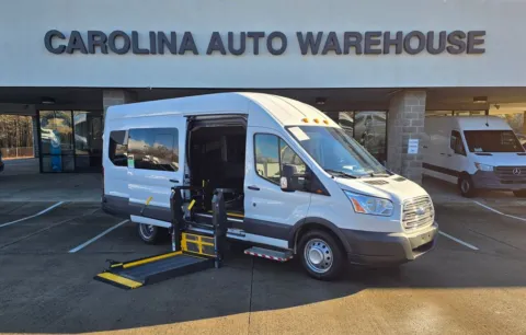 White 2017 Ford Transit-350 XLT 9-Passenger Van w/Wheel Chair Lift for sale in Concord, NC
