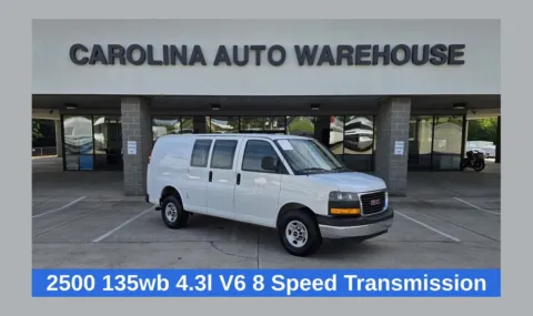 White 2021 GMC Savana 2500 Work Van RWD 135wb w/Driver Convenience Package for sale in Concord, NC
