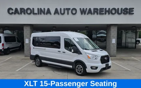 Photos of 2022 Ford Transit-350 XLT Medium Roof 15-Passenger w/3.5L Eco-Boost V6 for sale in Concord, NC at Carolina Auto Warehouse
