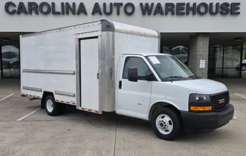 Photos of 2022 GMC Savana 3500 Work Van 16ft Box w/Roll-up Rear & Side Doors w/Shelves for sale in Concord, NC at Carolina Auto Warehouse