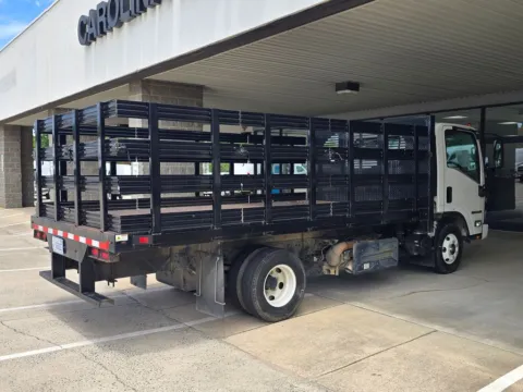Another view of 2020 Isuzu NPR  14ft Flatbed w/Sides and 5.2L Diesel for sale in Concord, NC at Carolina Auto Warehouse