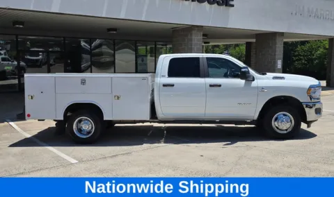 Another view of 2024 Ram 3500 SLT Crew Cab 4x4 Diesel CM Service Body for sale in Concord, NC at Carolina Auto Warehouse