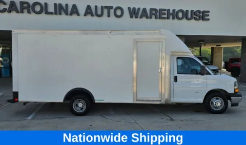 Another view of 2022 Chevrolet Express 3500 Work Van Cutaway 16ft w/Shelves and Side/Rear Camera for sale in Concord, NC at Carolina Auto Warehouse