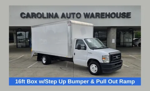 White 2023 Ford E-350SD E-350 SD Cutaway DRW 16ft Box w/Step-Up Bumper for sale in Concord, NC