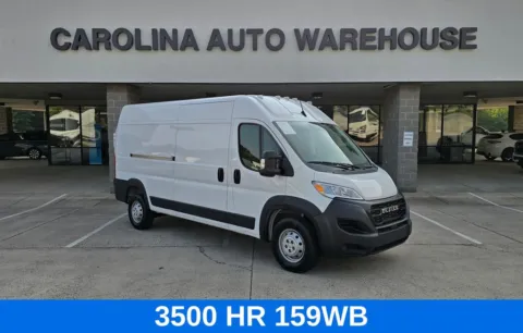 Photos of 2023 Ram ProMaster 3500 High Roof 159WB w/Class IV Tow Hitch for sale in Concord, NC at Carolina Auto Warehouse