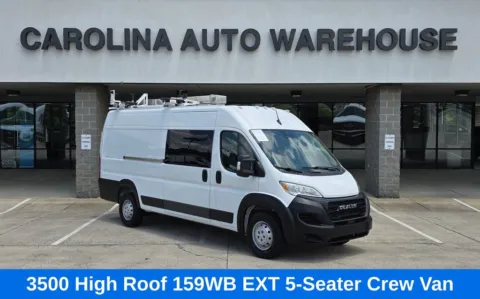 Photos of 2023 Ram ProMaster 3500 High Roof 159WB EXT 5-Seater Crew Van for sale in Concord, NC at Carolina Auto Warehouse
