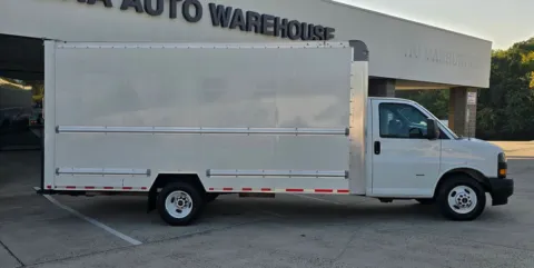 Another view of 2021 GMC Savana 3500 Work Van DRW 16ft Box w/Roll-up Door and Pull out Ramp for sale in Concord, NC at Carolina Auto Warehouse
