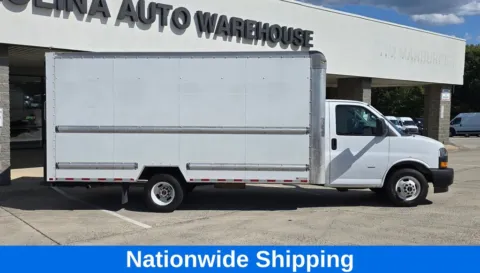 Another view of 2021 GMC Savana 3500 Work Van 16ft Box w/Roll-up Door and Pull Out Ramp for sale in Concord, NC at Carolina Auto Warehouse