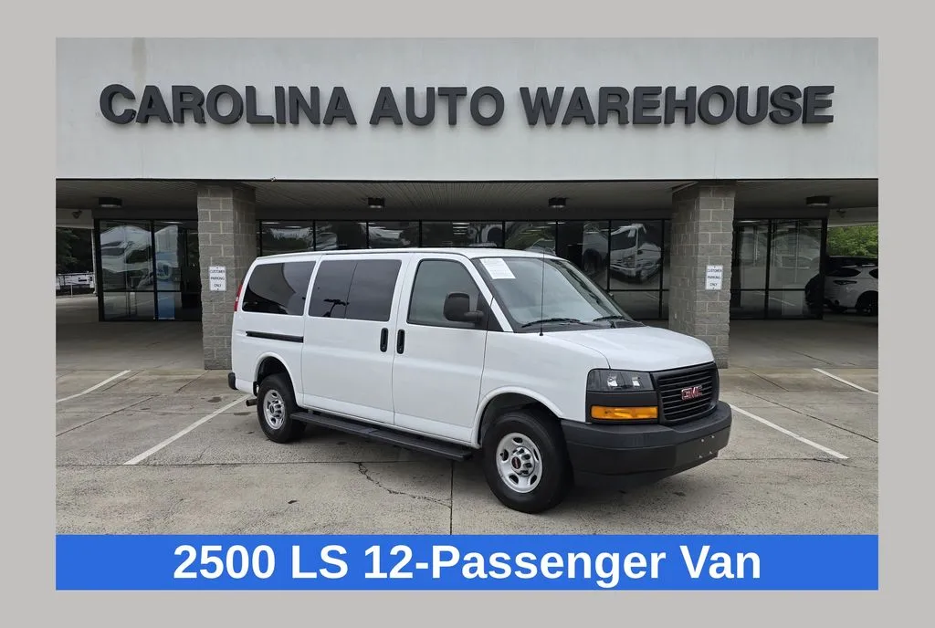 White 2024 GMC Savana 2500 LS 12-Passenger Van for sale in Concord, NC