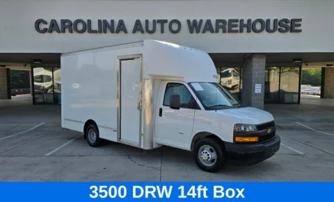 Photos of 2021 Chevrolet Express 3500 Cutaway 14ft Box w/Shelves and Roll-up Door for sale in Concord, NC at Carolina Auto Warehouse