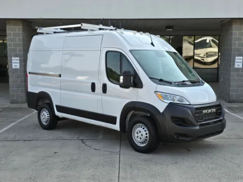 Photos of 2025 Ram ProMaster 2500 High Roof 136WB w/Ladder Rack, Bulkhead, and Shelves for sale in Concord, NC at Carolina Auto Warehouse