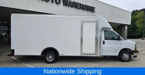 Another view of 2022 Chevrolet Express 3500 Work Van Cutaway 16ft Box w/Shelves and 360-Camera for sale in Concord, NC at Carolina Auto Warehouse