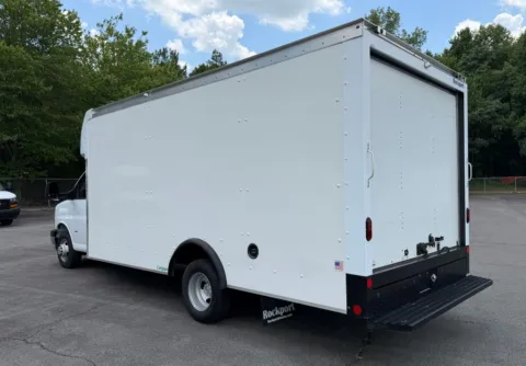 Another view of 2022 Chevrolet Express 3500 Work Van Cutaway 16ft Box w/Shelves and 360-Camera for sale in Concord, NC at Carolina Auto Warehouse