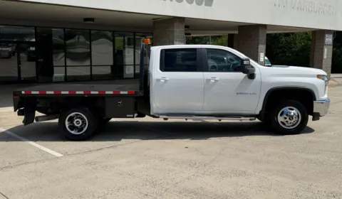 Another view of 2023 Chevrolet Silverado 3500 HD LT 9.5ft Flatbed Turbo Diesel for sale in Concord, NC at Carolina Auto Warehouse