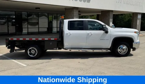 Another view of 2023 Chevrolet Silverado 3500 HD LT 9.5ft Flatbed Turbo Diesel for sale in Concord, NC at Carolina Auto Warehouse