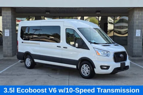 Photos of 2021 Ford Transit-350 XLT 15-Passenger w/8" Touch-Screen and EcoBoost V6 for sale in Concord, NC at Carolina Auto Warehouse