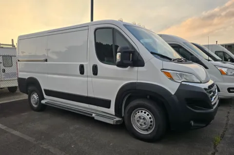 White 2025 Ram ProMaster 2500  Low Roof 136WB w/Rear Windows and Adaptive Cruise for sale in Concord, NC