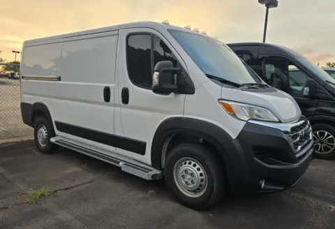 White 2025 Ram ProMaster 2500  Low Roof 136WB w/Rear Windows and Adaptive Cruise for sale in Concord, NC