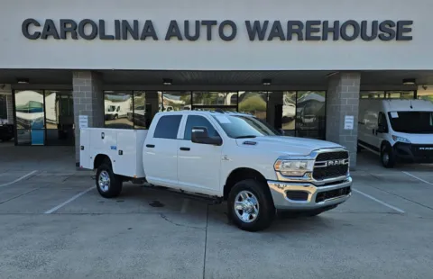 White 2024 Ram 2500 Tradesman Crew Cab 4x4 Service Body w/Cummins 6.7L Diesel for sale in Concord, NC