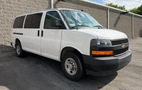 White 2024 Chevrolet Express 2500 LS 12-Passenger w/Blind Spot and Rear Park Assist for sale in Concord, NC