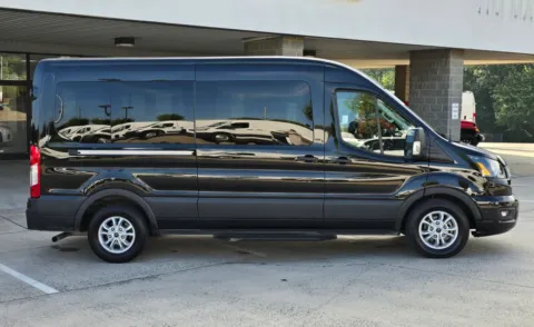 Another view of 2025 Ford Transit-350 XLT 15-Passenger w/Navigation and Blind Spot for sale in Concord, NC at Carolina Auto Warehouse