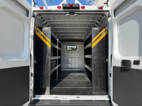 Photos of 2024 Ram ProMaster 2500 High Roof 159WB w/3-Person Bench, Shelves, and Ladder Rack for sale in Concord, NC at Carolina Auto Warehouse