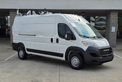 Photos of 2024 Ram ProMaster 2500 High Roof 159WB w/3-Person Bench, Shelves, and Ladder Rack for sale in Concord, NC at Carolina Auto Warehouse