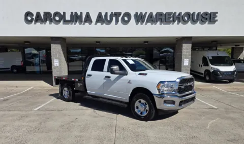 White 2024 Ram 2500 Tradesman 6.7l Turbo Diesel 8.5ft Flatbed for sale in Concord, NC