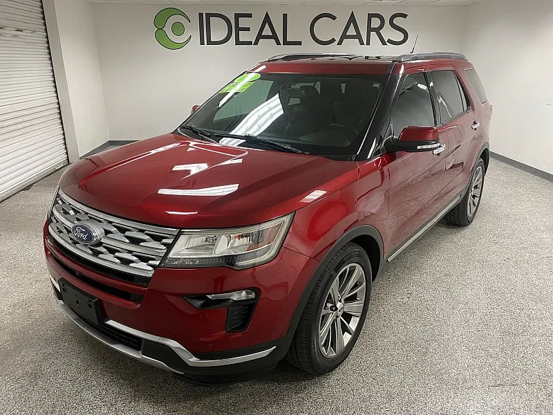 Red 2018 Ford Explorer Limited for sale in Mesa, AZ