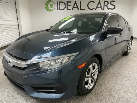 Blue 2018 Honda Civic Sedan LX for sale in Mesa, AZ