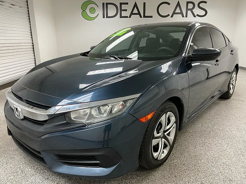 Blue 2018 Honda Civic Sedan LX for sale in Mesa, AZ
