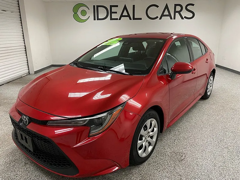 Red 2021 Toyota Corolla LE for sale in Apache Junction, AZ