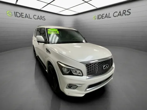 Another view of 2015 INFINITI QX80 4d SUV RWD for sale in Mesa, AZ at Ideal Cars - at Broadway Rd.