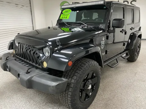 Black 2007 Jeep Wrangler Unlimited Unlimited Sahara for sale in Mesa, AZ