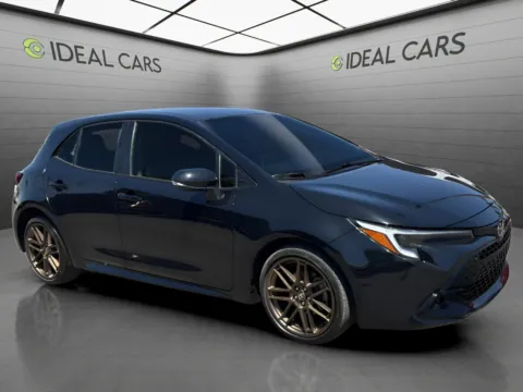 Another view of 2024 Toyota Corolla Hatchback Nightshade for sale in Mesa, AZ at Ideal Cars - at Broadway Rd.