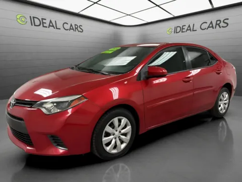Red 2015 Toyota Corolla LE for sale in Mesa, AZ