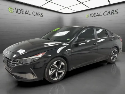 Black 2021 Hyundai ELANTRA Limited for sale in Mesa, AZ