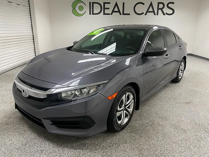 Gray 2016 Honda Civic Sedan LX for sale in Mesa, AZ