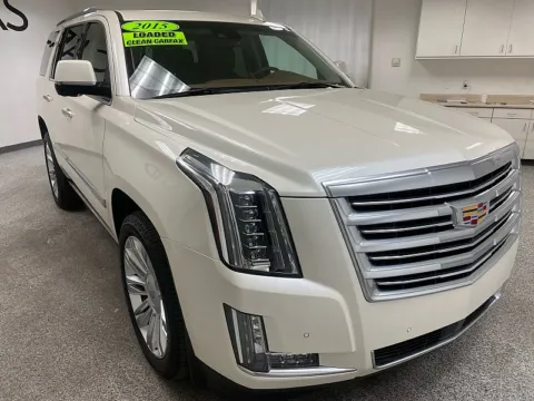 Another view of 2015 Cadillac Escalade 4d SUV 4WD Platinum for sale in Mesa, AZ at Ideal Cars - at Crismon Rd.