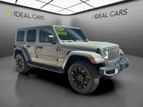 Another view of 2023 Jeep Wrangler Sahara 4xe for sale in Mesa, AZ at Ideal Cars - at Crismon Rd.