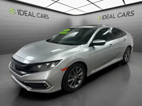 Silver 2021 Honda Civic EX-L for sale in Mesa, AZ