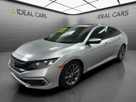 Silver 2021 Honda Civic EX-L for sale in Mesa, AZ
