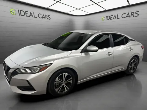 Silver 2021 Nissan Sentra SV for sale in Mesa, AZ