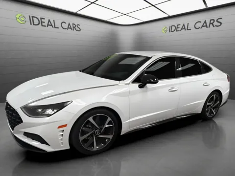White 2021 Hyundai SONATA SEL Plus for sale in Mesa, AZ