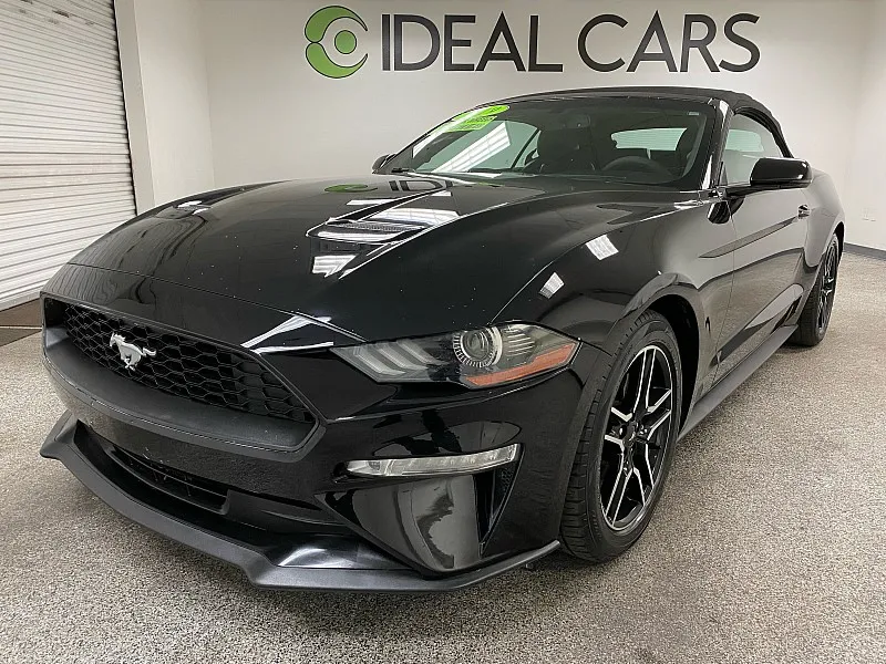 Black 2019 Ford Mustang EcoBoost Premium for sale in Mesa, AZ