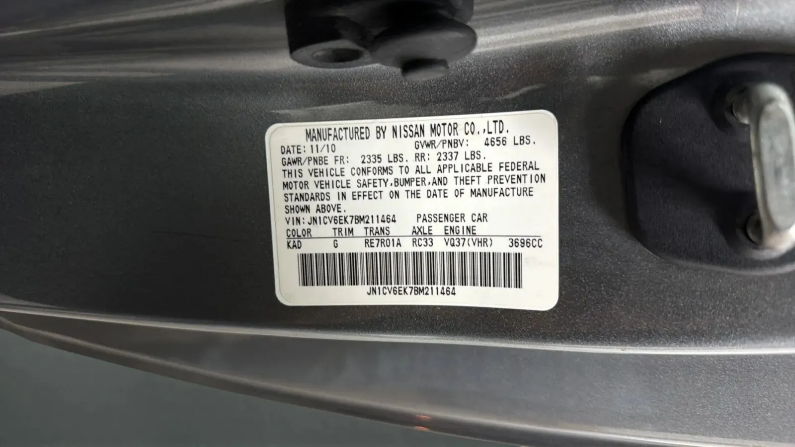 Infiniti G37 photo 25