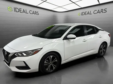 White 2021 Nissan Sentra SV for sale in Mesa, AZ